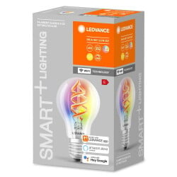 SMART+ Wlan LED Leuchtmittel E27 Birne-A60 4,5W 300lm RGBW