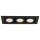 Dreiflammige Einbauleuchte Kadux in schwarz matt, inkl. Premium-LED, inkl. Halteklammern, dimmbar, schwenkbar [Gebraucht - Sehr gut]