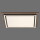 LED Deckenpanel Palma in Natur-dunkel und Schwarz 2x25W 2500lm