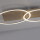 LED Deckenleuchte Palma in Natur-dunkel und Silber 2x15W 2000lm