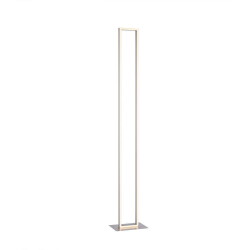 led floor lamp Q-Kaan in silver 2x 17w 1750lm tunable White