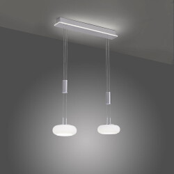 led pendant light Q-Etienne in silver