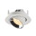 LED Deckeneinbauleuchte Numinos Gimble in Weiß und Chrom 7W 700lm 3000K 40° [Gebraucht - Wie Neu]