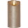 LED Kerze Flamme Rustic in Gold 0,03W 150mm