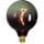 LED Leuchtmittel E27 Globe - G125 Colour Mix 4W 65lm grün