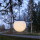 LED Solar Pendelleuchte Globus in Weiß 3x 0,5W 15lm IP44 mit Dämmerungssensor