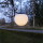 LED Solar Pendelleuchte Globus in Weiß 3x 0,5W 15lm IP44 mit Dämmerungssensor