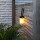 LED Tischleuchte Flame Lantern in Schwarz 0,06W IP44