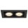 Zweiflammige Einbauleuchte Kadux in schwarz matt, inkl. Premium-LED, inkl. Halteklammern, dimmbar, schwenkbar [Gebraucht - Wie Neu]