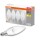 Osram LED Lampe ersetzt 40W E14 Kerze - B35 in Weiß 4,9W 470lm 2700K 4er Pack