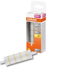 Osram led lamp replaces 100w r7s tube - r7s-118 in white...