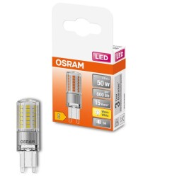Osram led lamp replaces 50w g9 burner in transparent 4.8w...