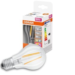 Osram led lamp replaces 60w e27 bulb - a60 in transparent...