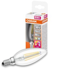 Osram led lamp replaces 40w e14 candle - b35 in...