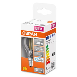 Osram LED Lampe ersetzt 40W E14 Tropfen - P45 in...