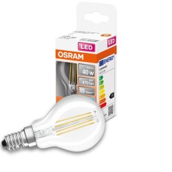 Osram led lamp vervangt 40w e14 druppel - p45 in...