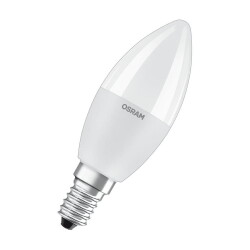 Osram LED Lampe ersetzt 40W E14 Kerze - B38 in Weiß...