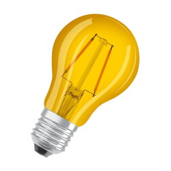 Osram LED Lampe ersetzt 23W E27 Birne - A60 in Gelb 2,5W...