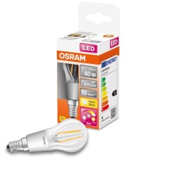 Osram led lamp replaces 40w e14 drop - p45 in transparent...