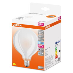 Osram LED Lampe ersetzt 100W E27 Globe - G95 in...