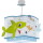 Kinderzimmer Pendelleuchte Baby Shark in Mehrfarbig und Weiß E27