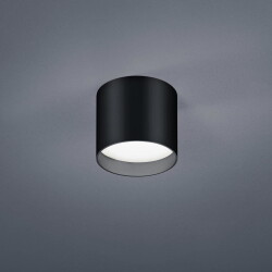 led ceiling light Dora in black matte 7.5w