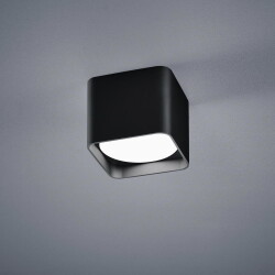 led ceiling light Dora in black matte 7.5w