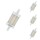 Osram LED Lampe ersetzt 60W R7S Röhre - R7S-78 in Weiß 6,5W 806lm 2700K 4er Pack