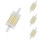 Osram LED Lampe ersetzt 100W R7S Röhre - R7S-78 in Weiß 12W 1521lm 2700K 4er Pack