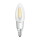 Osram LED Lampe ersetzt 40W E14 Kerze - B35 in Transparent 4W 470lm 2200 bis 2700K dimmbar 4er Pack
