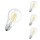 Osram LED Lampe ersetzt 40W E27 Birne - A60 in Transparent 4W 470lm 4000K