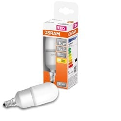 Osram LED Lampe ersetzt 60W E14 Kolben in Weiß 8W...