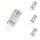 Osram LED Lampe ersetzt 10W G4 Brenner in Transparent 0,9W 100lm 2700K 4er Pack