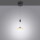 LED Pendelleuchte Lautada in Schwarz 7,5W 950lm