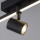 LED Wand- und Deckenleuchte Barik in Schwarz 4,5W 360lm GU10