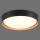 LED Deckenleuchte Emilia in Schwarz 29W 3400lm