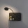 LED Wandleuchte Board in Schwarz 4W 400lm