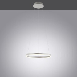 LED Pendelleuchte Ritus in Silber 20W 2650lm