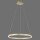 LED Pendelleuchte Ritus in Gold 28W 3650lm