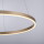 LED Pendelleuchte Ritus in Gold 28W 3650lm