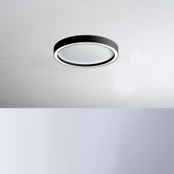 LED Deckenleuchte Aura in Schwarz und Weiß 16,5W...