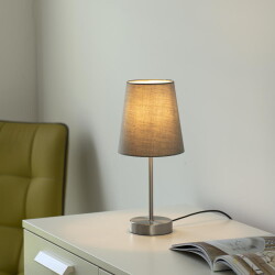 Table lamp Heinrich in silver e14