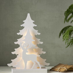 LED Lichtszene Grandy Weihnachtsbaum in Weiß 0,45W