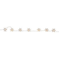 LED Lichterkette Izy Stern in Transparent 10x 0,06W