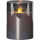 LED Kerze M-Twinkle in Grau 0,06W 75mm