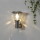 LED Solar Wandleuchte Pireus in Silber 0,03W 20lm IP44 mit Dämmerungssensor