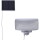 LED Solar Fluter Powerspot in Weiß 0,9W 350lm IP44 mit Bewegungsmelder und Dämmerungssensor