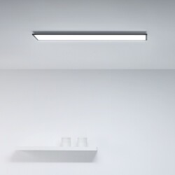 LED Panel tunable White in Schwarz 36W 3400lm Eizelpack...