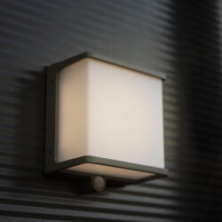 led solar wall light Doblo in anthracite and white ip44...