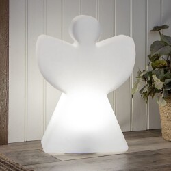 Floor lamp Angel in white e27 ip65
